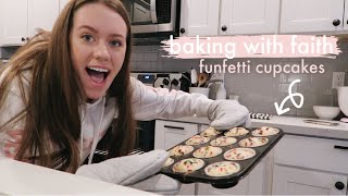 baking with faith: homemade funfetti cupcakes!
