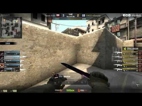 ENCE vs AGG Kartta 2 de_dust2 p3sta Hitbox Challenger Cup 22.03.2016