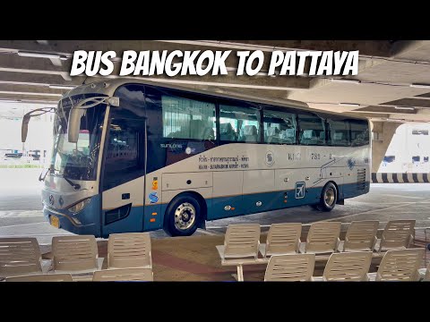 AEROPORTO DE BANGKOK para PATTAYA BUS | GUIA DA TAILÂNDIA 4K