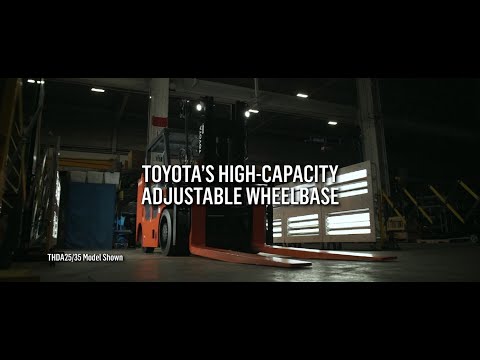 Toyota High-Capacity Adjustable Wheelbase Forklift | 25/35 & 40/60 Models