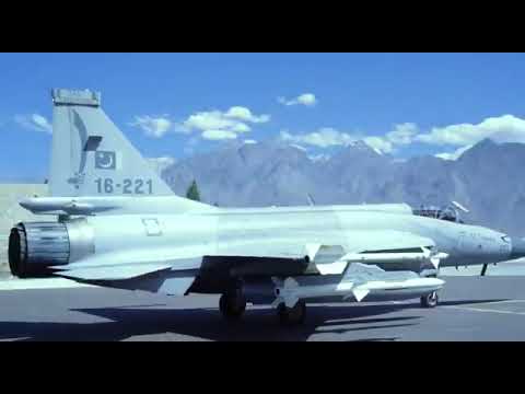 #JF17Thunder in the skies over Skardu and the Karakoram mountain range.