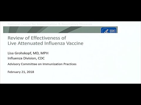 February 21, 2018 ACIP Meeting - Influenza Vaccine, Vote