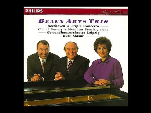 Beethoven: Triple Concerto - Beaux Arts Trio, Masur / 베토벤: 3중 협주곡 - 보자르 트리오, 마주어