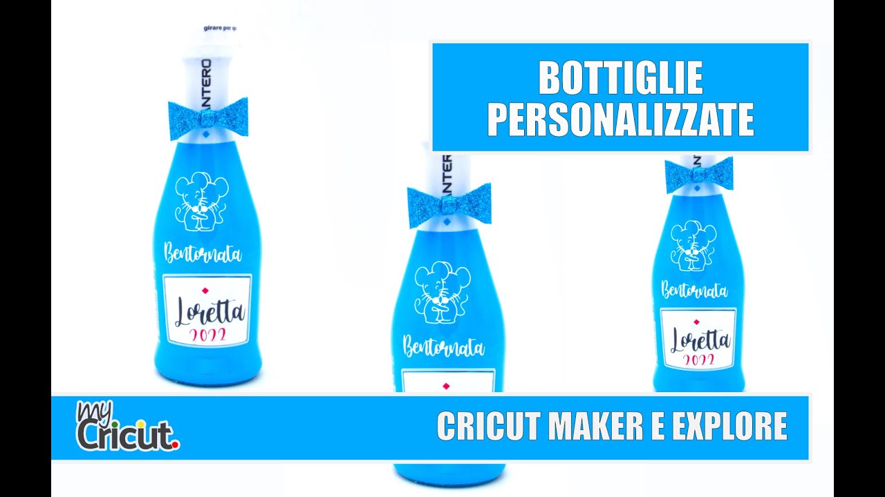Watch Now Bottiglie personalizzate per bomboniere, feste, party, eventi. Con Cricut Maker Bottiglie personalizzate per bomboniere, feste, party, eventi. Con Cricut Maker