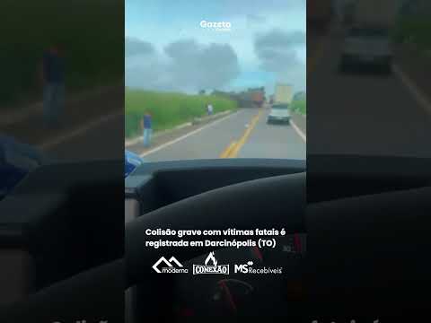 Colisão grave com vítimas fatais é registrada em Darcinópolis (TO)