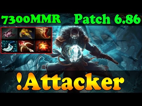 Dota 2 - Patch 6.86 : !Attacker 7300 MMR Plays kunkka Vol 32 - Ranked Match Gameplay!