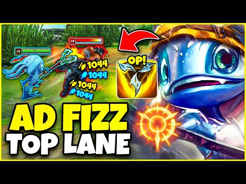 AD FIZZ TOP LANE TROLL MÜ OP Mİ? (HASARINA ŞAŞIRACAKSINIZ)