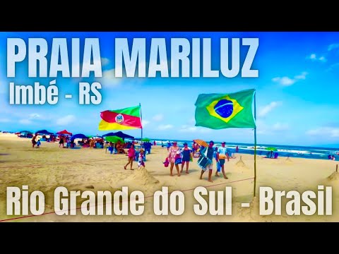 Beira Mar da Praia de Mariluz, Imbé RS, Praia de Imbé RS, Rio Grande do Sul, Brazil Tourism