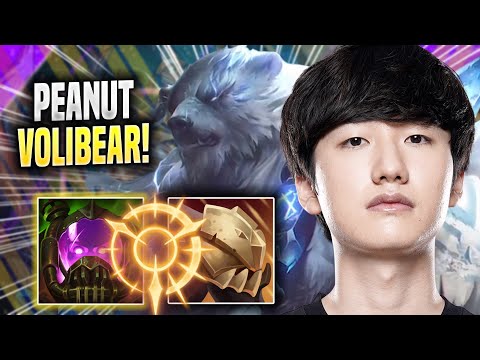 PEANUT IS SO GOOD WITH VOLIBEAR! - GEN Peanut Plays Volibear JUNGLE vs Nidalee! | Season 2022