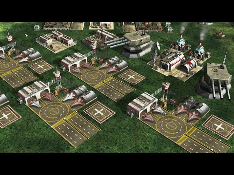 USA Supreme + NUKE AURORA vs 7 GLA Demolition - Command & Conquer Generals Apocalyptic