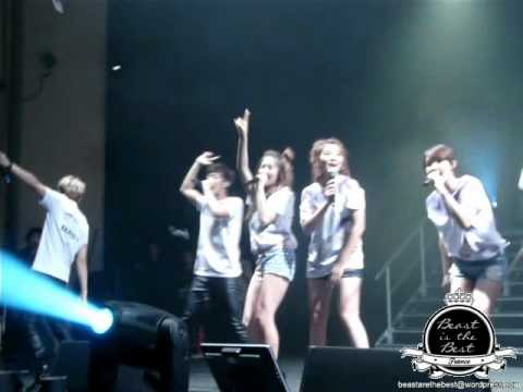 [Fancam] BEAST + 4minute + G.NA 111205 - Fly So High (United Cube in London)