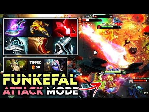 Most Aggressive Tinker Is Back - Funkefal Tinker On Attack Mode Dota 2