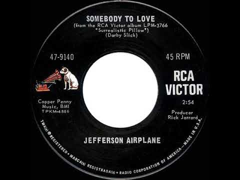 1967 HITS ARCHIVE: Somebody To Love - Jefferson Airplane (mono 45)