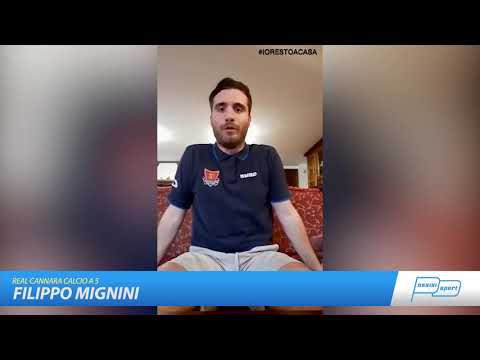 Filippo Mignini, capitano Real Cannara C5 #iorestoacasa #andràtuttobene #insiemevinciamo