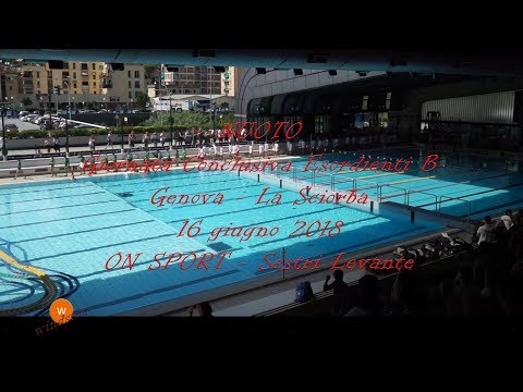 Nuoto Giornata Conclusiva Esordienti B 16 giugno 2018 Genova - La Scioba