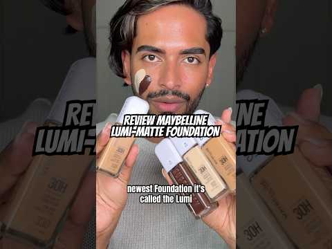 HONEST REVIEW @maybellinenewyork LUMI MATTE 👍🏽 #maybellinelumimatte #foundation #makeupreview
