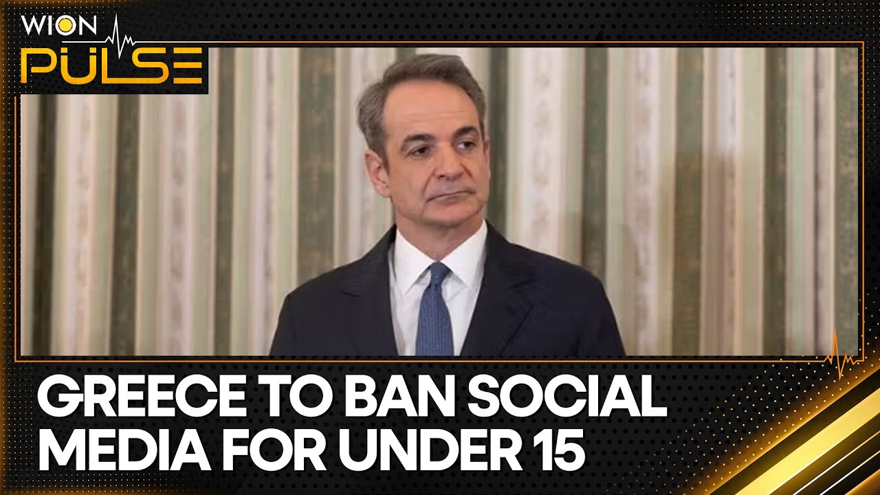 Greece Announces Social Media Ban For Under 15-Year-Olds | WION Pulse
