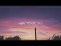 SZA Supermodel Lyrics