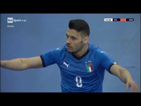 Calcio a 5: Amichevole Internazionale   Italia  Argentina 3 - 3