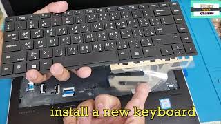 How to replace keyboard of HP Probook 430-G5 |DIY #hp #keyboard #diy