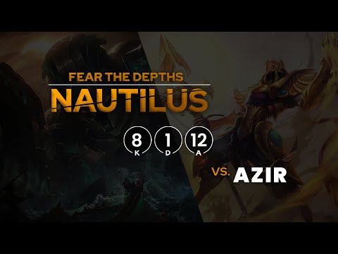 Nautilus | Ranked 8-1-12 Mid vs Azir in Gold Division