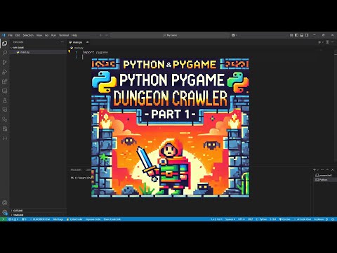 PyGame - How to Make a Dungeon Crawler Game with Python and Pygame – Part 1: Movement Basics