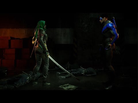 Gotham Knights - Talia vs two Assassins from the League of Shadows (Nightwing Edition)