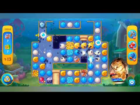 Fishdom 2022, no Boosters,  10014  level  -  прохождение без бустеров,  10014  уровень.