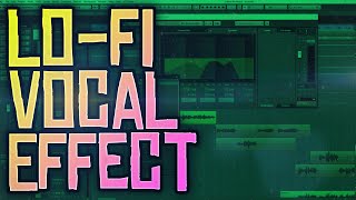 How to make the &quot;radio voice&quot; lo-fi vocal effect - tutorial