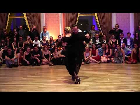  Facundo Piñero  and  Noelia Hurtado Pitruzzella  are  dancing  to  the  tango  "  Cachirulo  "  by  Aníbal Troilo  at  TanGO TO Istanbul  in  2020