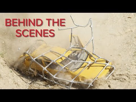 Behind The Scenes - Redneck Drives a Duct Tape Car off a Cliff! #FiberFix Video