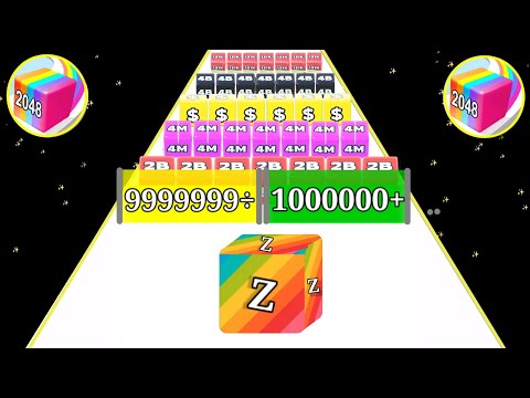 Jelly Run 2048 - 2048 jelly Game videos Gameplay walkthrough Mobile new Level Up