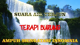 Download lagu suara air terjun deras terapi susah tidur solusi insomnia masteran burung mp3