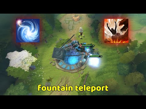 This New Fountain Glitch Broke Dota 2