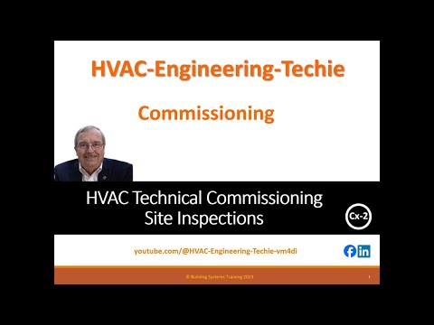 Commissioning Training Video on how to perform Site Inspections. Training Session Cx-2