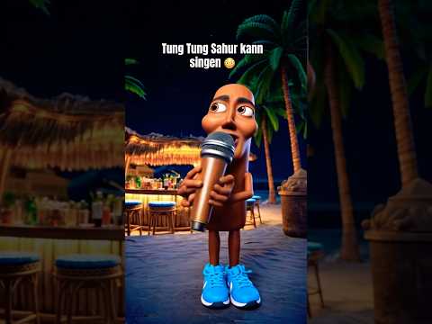 TUNG TUNG SAHUR kann singen 😳 #canselguel #shorts