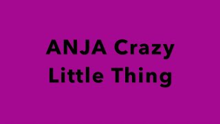 ANJA Crazy Little Thing Lyrics (From Just Dance 4)