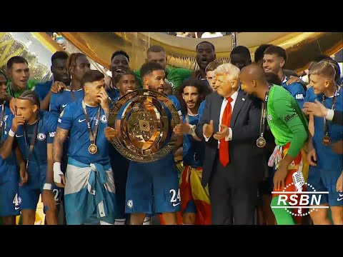 WATCH: President Trump Hands out Awards for the FIFA Club World Cup Final - 7/13/25
