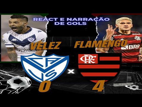 VÉLEZ SARSFIELD 0 X 4 FLAMENGO - NARRAÇÃO ARGENTINA - MARIANO CLOSS - LIBERTADORES