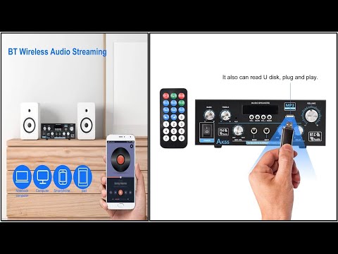 NEW AK55 HiFi Digital Amplifier Bluetooth Surround Sound