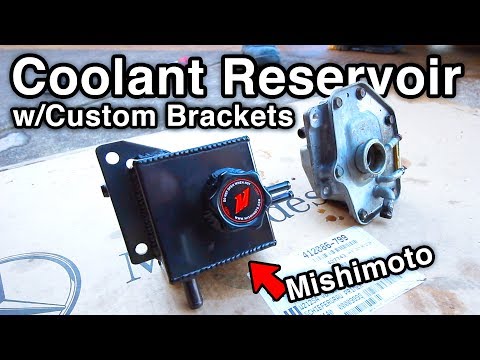 Mishimoto Coolant Reservoir Install [Subaru WRX Build] (w/ Custom Brackets & Pro Tips)