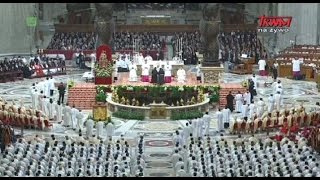  Msza św. w święto Ofiarowania Pańskiego z Bazyliki św. Piotra w Watykanie 