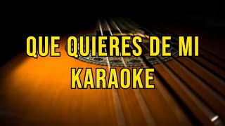 Que Quieres De Mi(INSTRUMENTAL/KARAOKE ACÙSTICO)Luis Fonsi
