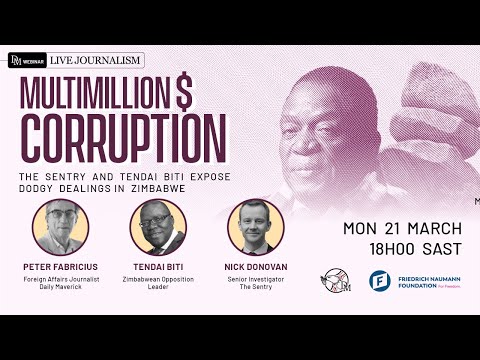 WATCH: Multi-Million $ Corruption: The Sentry and Tendai Biti expose dodgy dealings in Zimbabwe