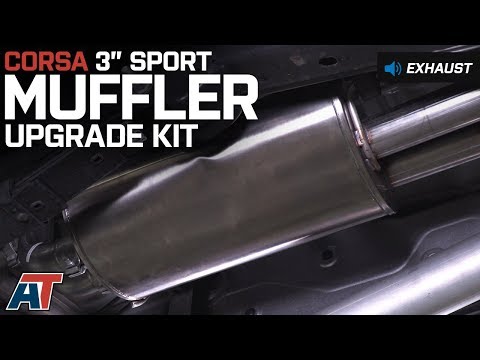 2017 F150 Corsa 3\" Sport Muffler Upgrade Kit Raptor Sound Clip & Install