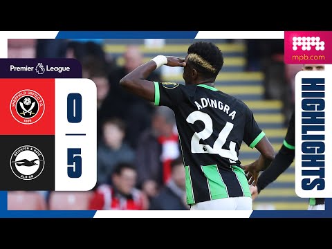 PL Highlights: Sheffield United 0 Brighton 5
