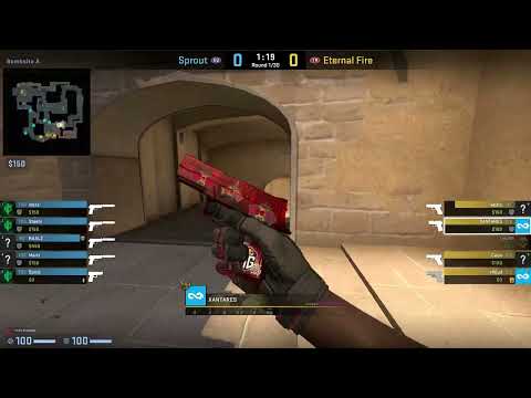 CS:GO POV Demo Eternal Fire XANTARES (27/17) vs Sprout (de_mirage) @ Elisa Invitational Winter 2021