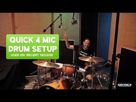 Quick 4 Mic Drum Setup!
