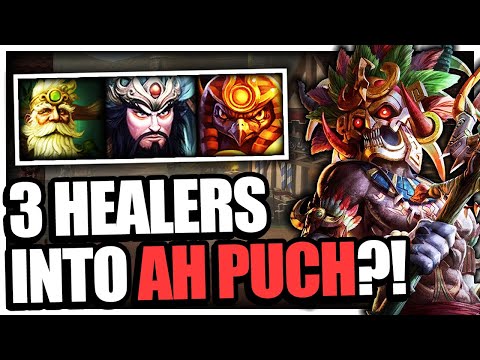 WE PICKED A FULL HEALER COMP INTO AH PUCH? - Ranked Joust - Smite