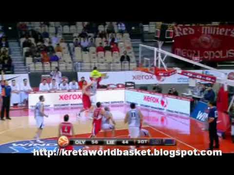 Euroleague 2010 - Week 3 : Olympiacos - Lietuvos Rytas 97-73 (4-11-09) highlights - regular season